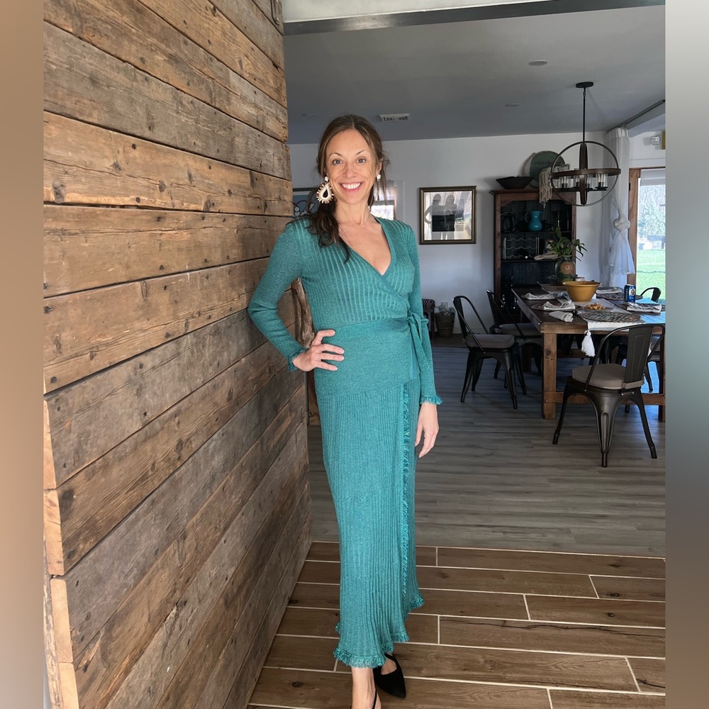 Diane Von Furstenberg two piece sweater dress